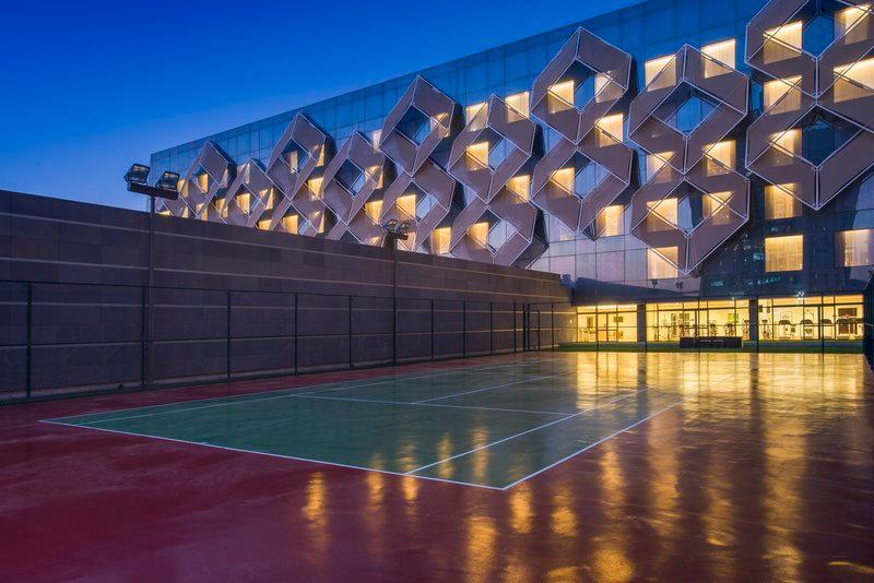 Crowne Plaza Riyadh - Rdc Hotel & Convention By Ihg Екстериор снимка The sports hall